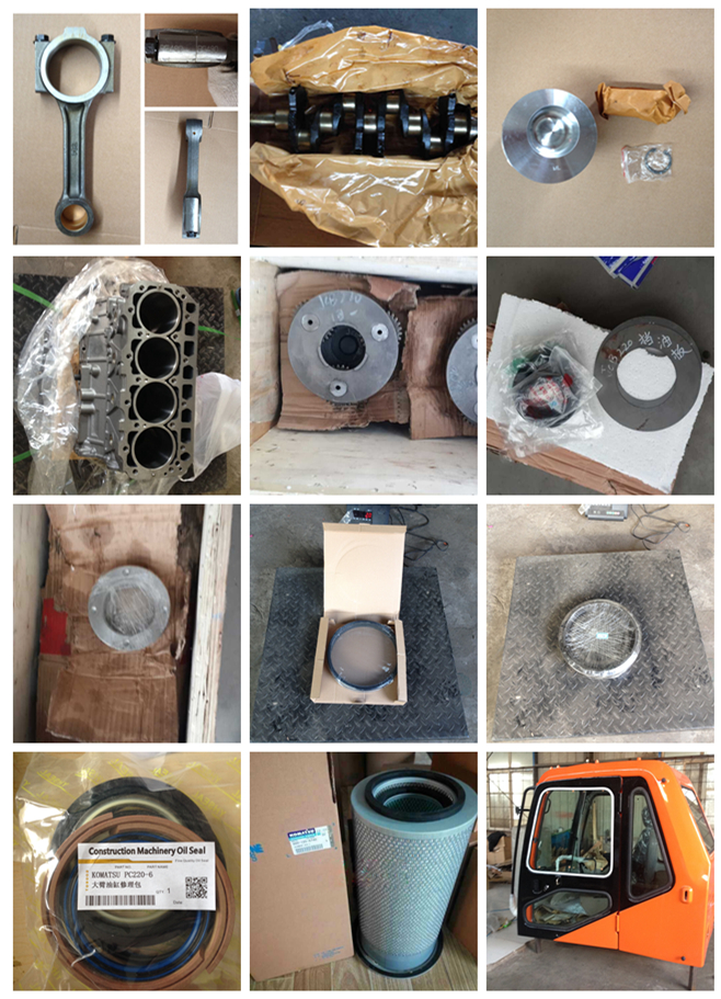 Hoge kwaliteit graafmachine hydraulische armcilinder voor PC200-7 arm emmer cilinder assemblage 707-01-XZ820 707-01-XZ830 PC200-6 8