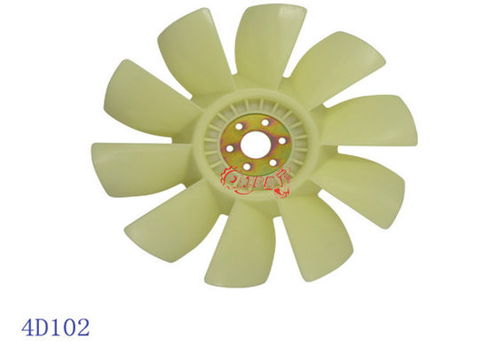 Excavator PC120-6 Fan Blade 600-625-7550 for Diesel Engine 4D102 Cooling Fan 6 Holes 10 Blades