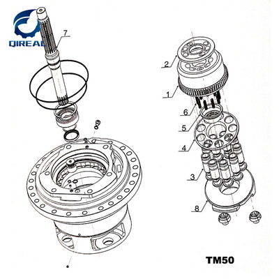 Hydraulic Travel Motor Assy TM09 TM10 TM18 TM22 TM30 TM40 TM50 TM60 Final Drive Motor