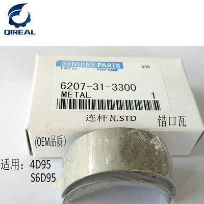Excavator Spare Part 4D95 6D95 Engines Rod Bearing STD 6207-31-3300