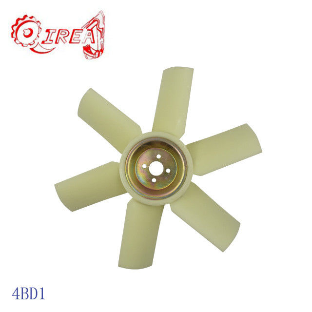 6 Blade QR Diesel Engine Spare Parts 4BD1 Fan 1-13660107-0 6 Blade 4 Holes