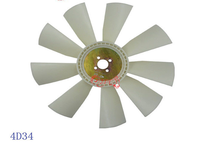 Excavavtor spare parts 9 blade 4 holes 4D34 fan blade cooling fan