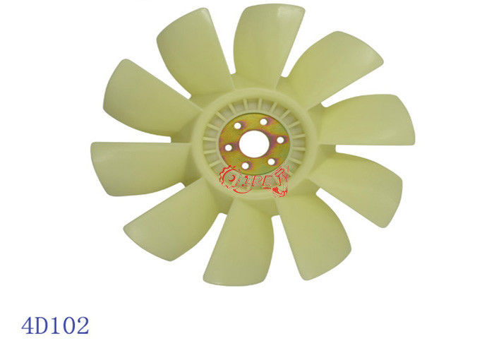 Excavator PC120-6 Fan Blade 600-625-7550 for Diesel Engine 4D102 Cooling Fan 6 Holes 10 Blades