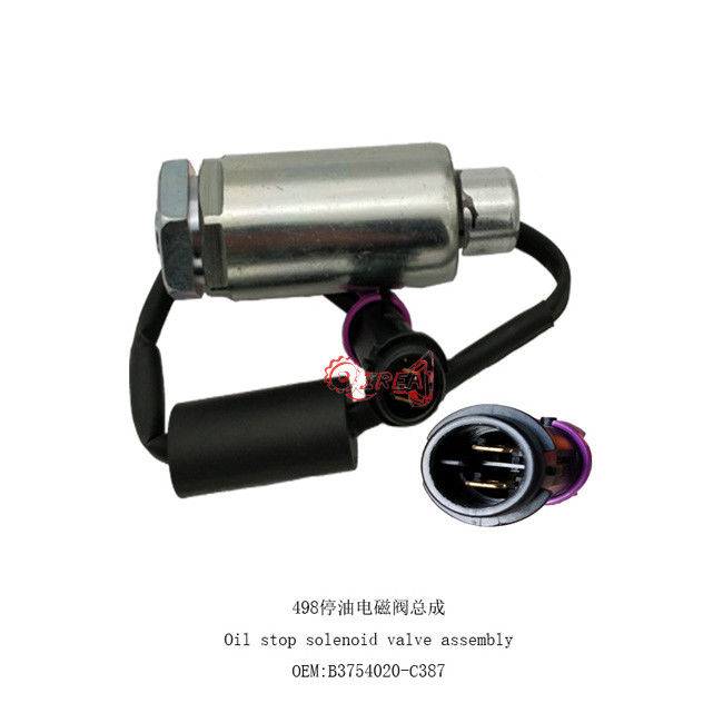 Oil Stop Solenoid Valve Assmbly For DACHAI 498 B3754020-C387