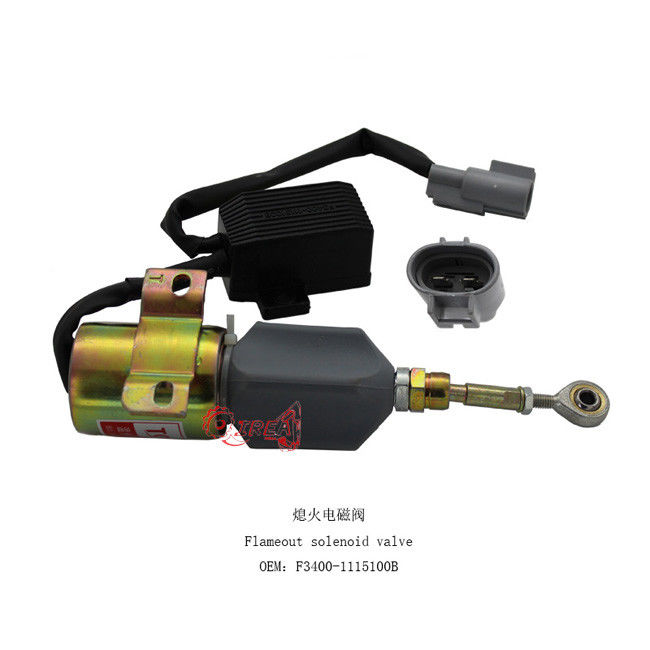 Diesel Engine Fuel Cut Off Valve Solenoid Valve F3400-1115100B